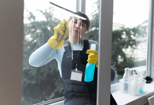 Nettoyage de vitres intérieures et extérieures à Angeot